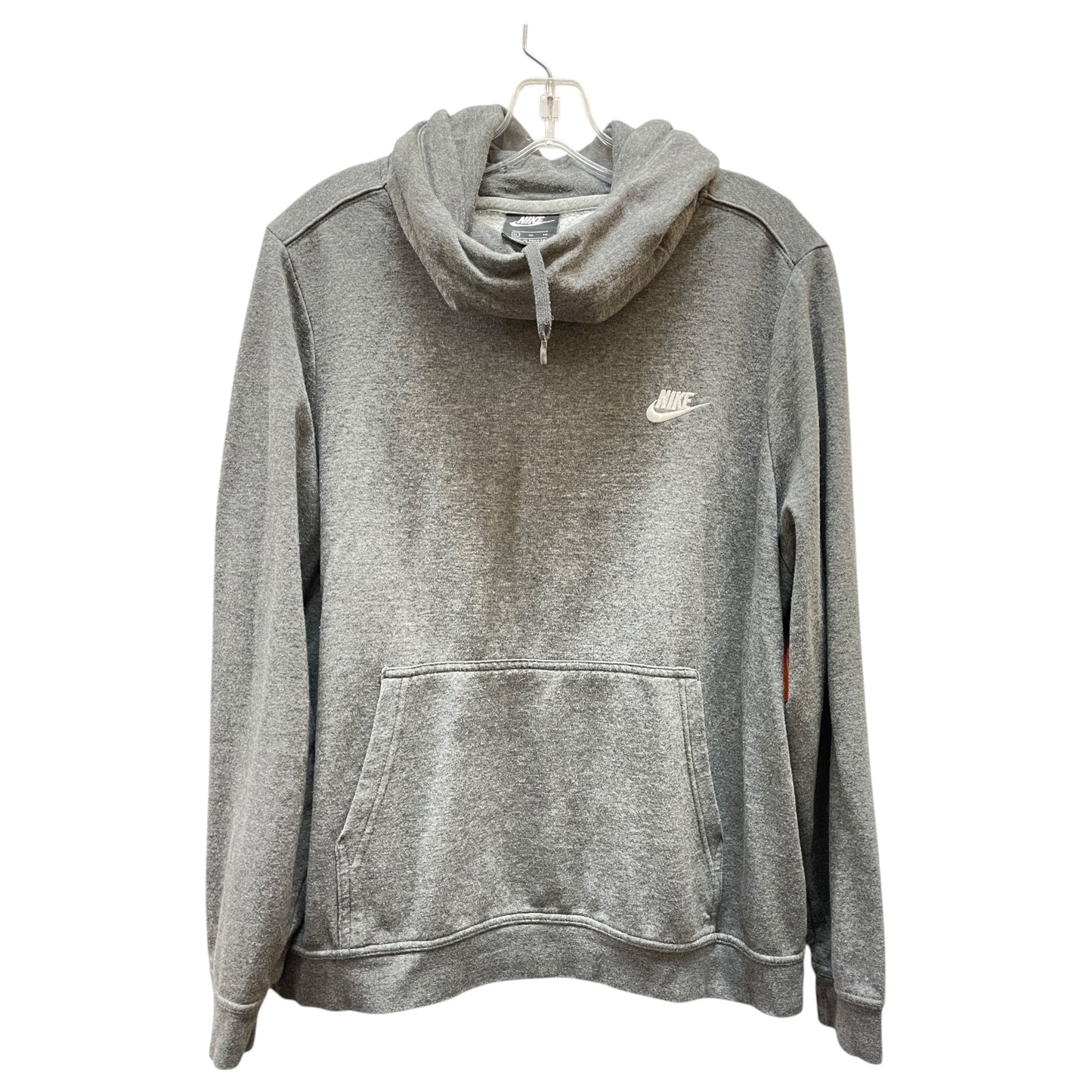 Athletic Sweatshirt Collar By Nike In Grey, Size:Xl