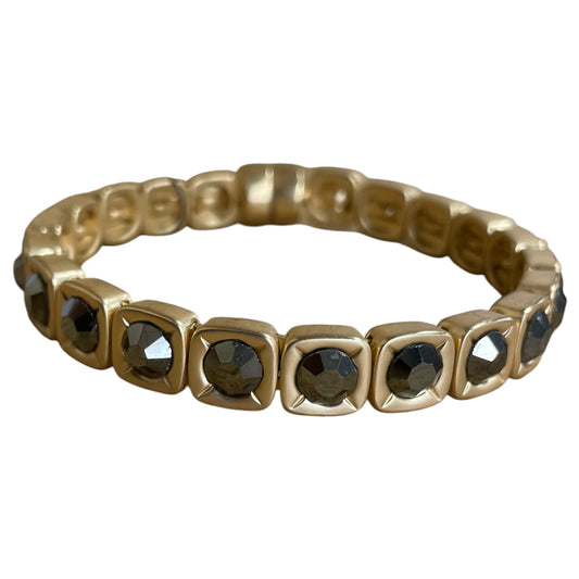 Bracelet Bangle By Chicos In Gold & Grey