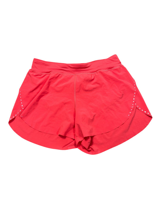 Athletic Shorts By Lululemon In Orange, Size:S