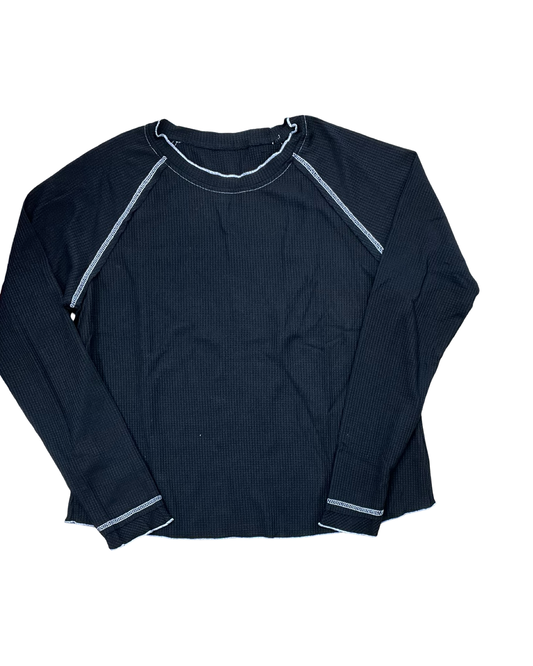 Top Ls By Clothes Mentor In Black, Size:L