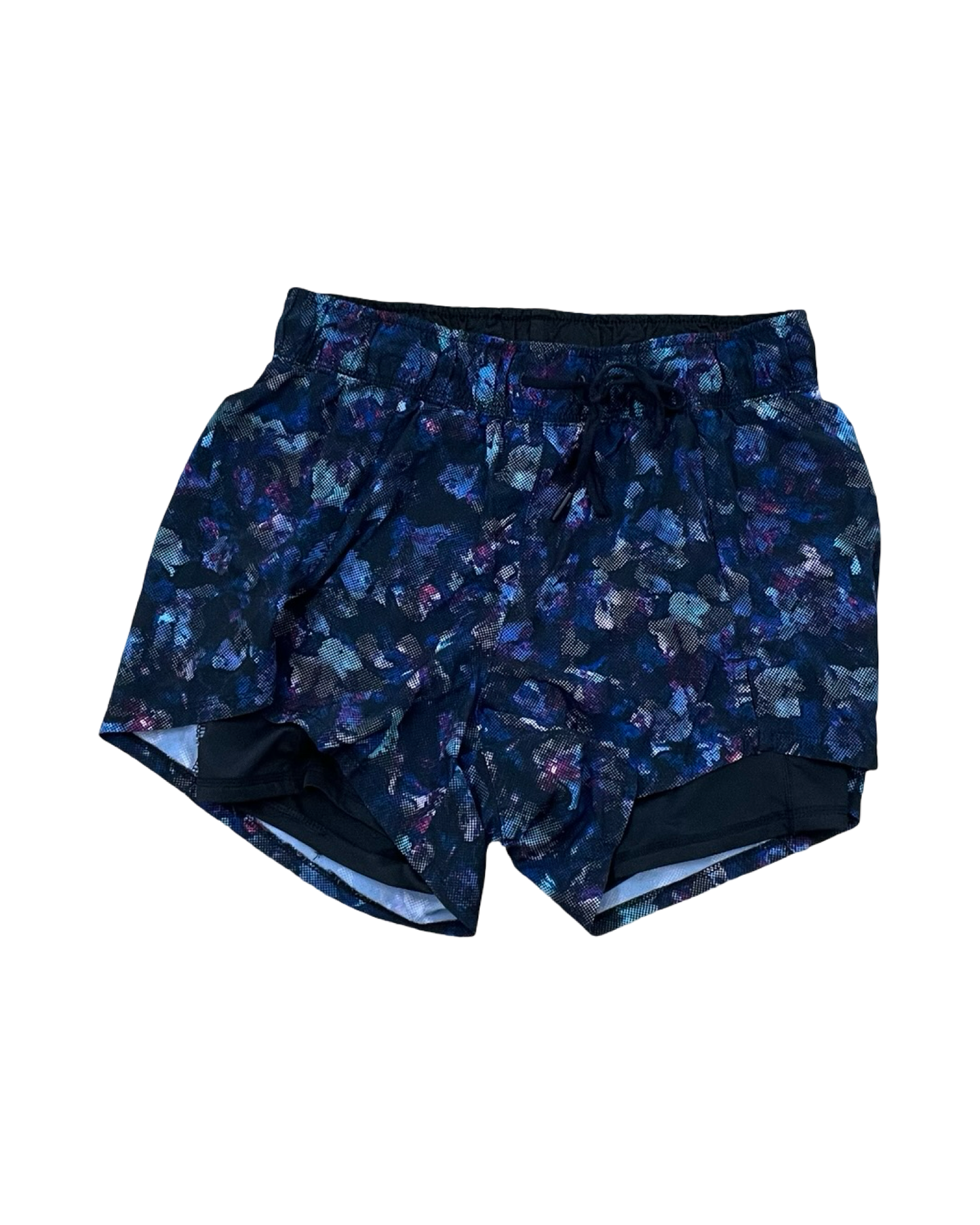 Athletic Shorts By Avia In Black & Blue, Size:S