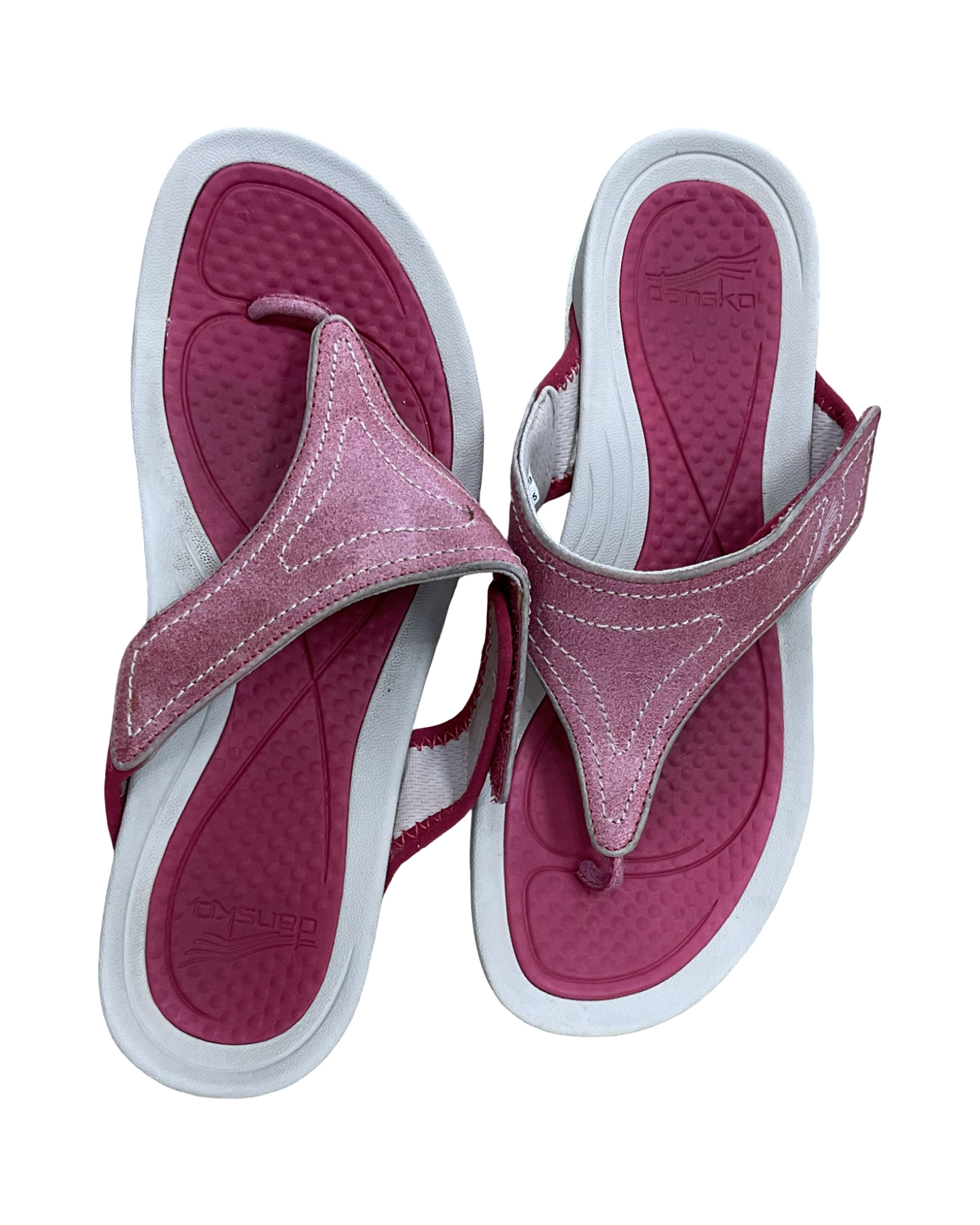 Sandals Flats By Dansko In Pink, Size:9.5