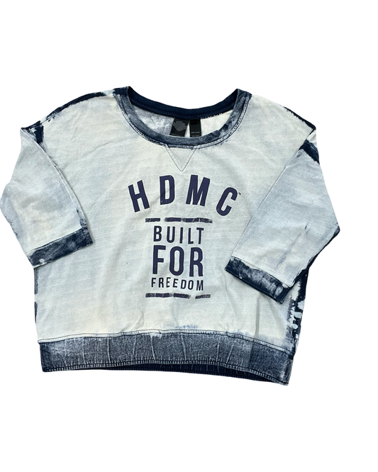 Sweatshirt Crewneck By Harley Davidson In Grey, Size:2X
