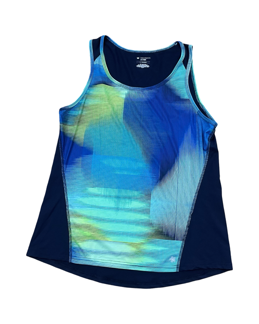 Athletic Tank Top By Tek Gear In Blue, Size:L