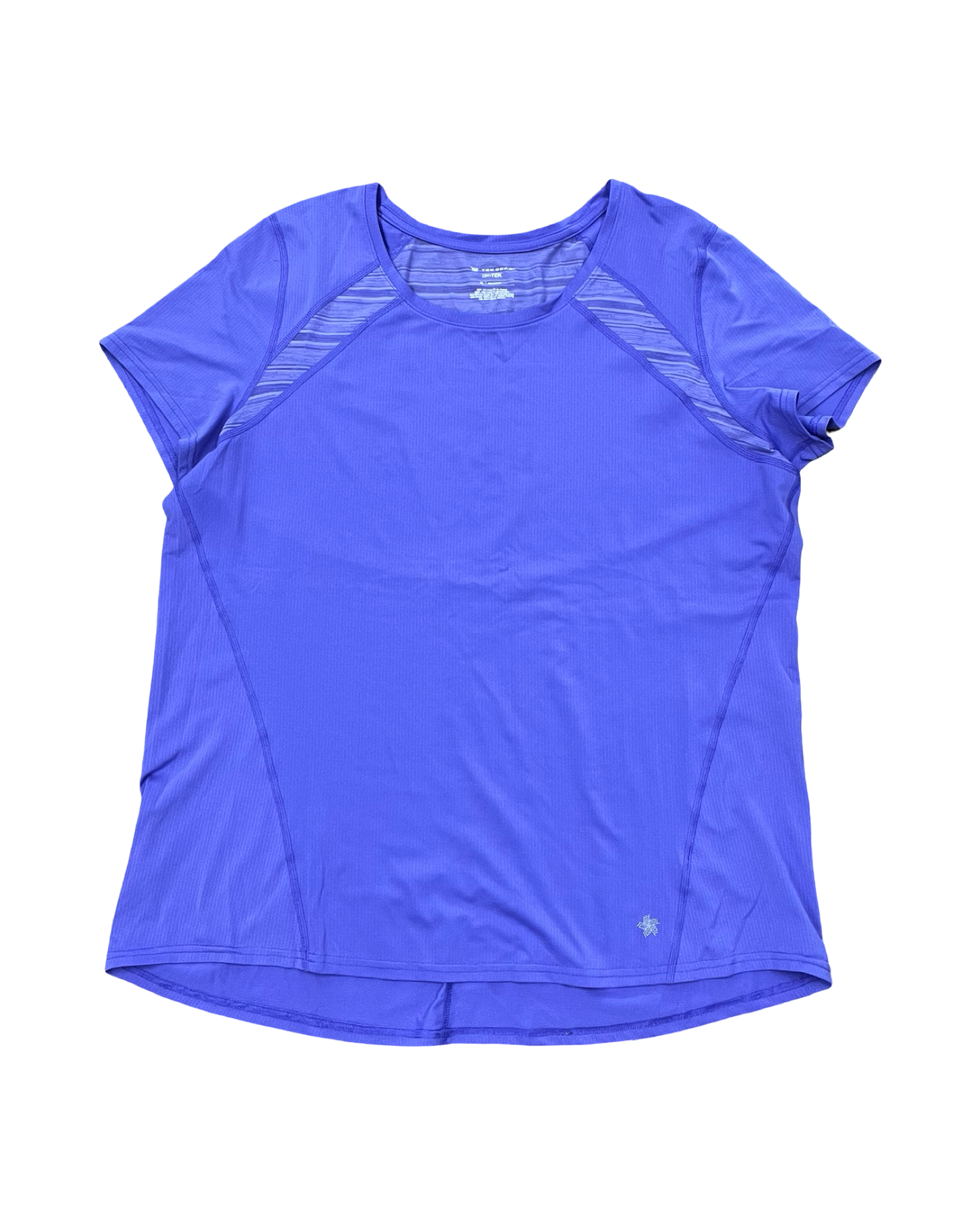 Athletic Top Ss By Tek Gear In Purple, Size:Xl