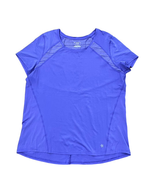 Athletic Top Ss By Tek Gear In Purple, Size:Xl