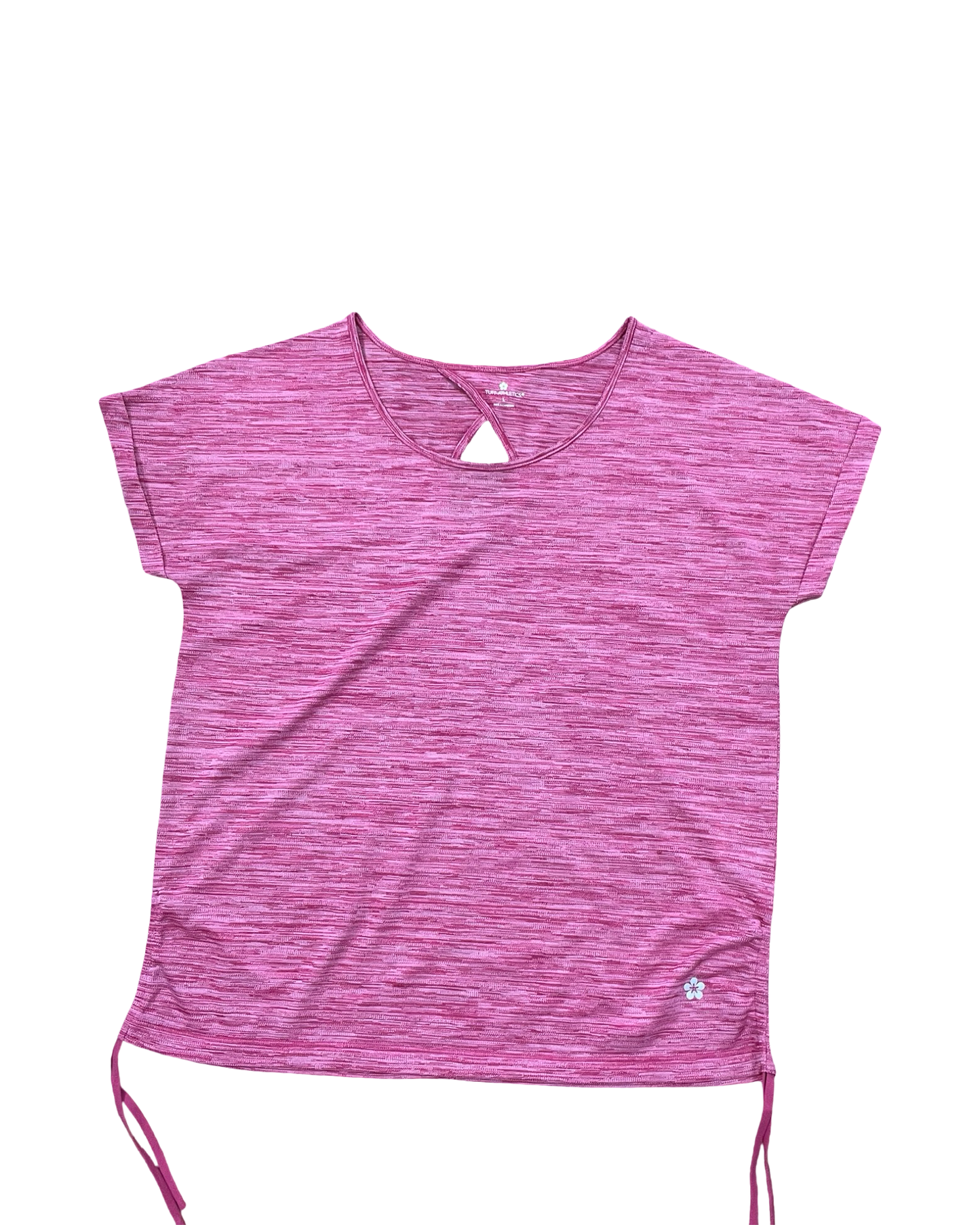 Athletic Top Ss By Tuff Athletics In Pink, Size:L