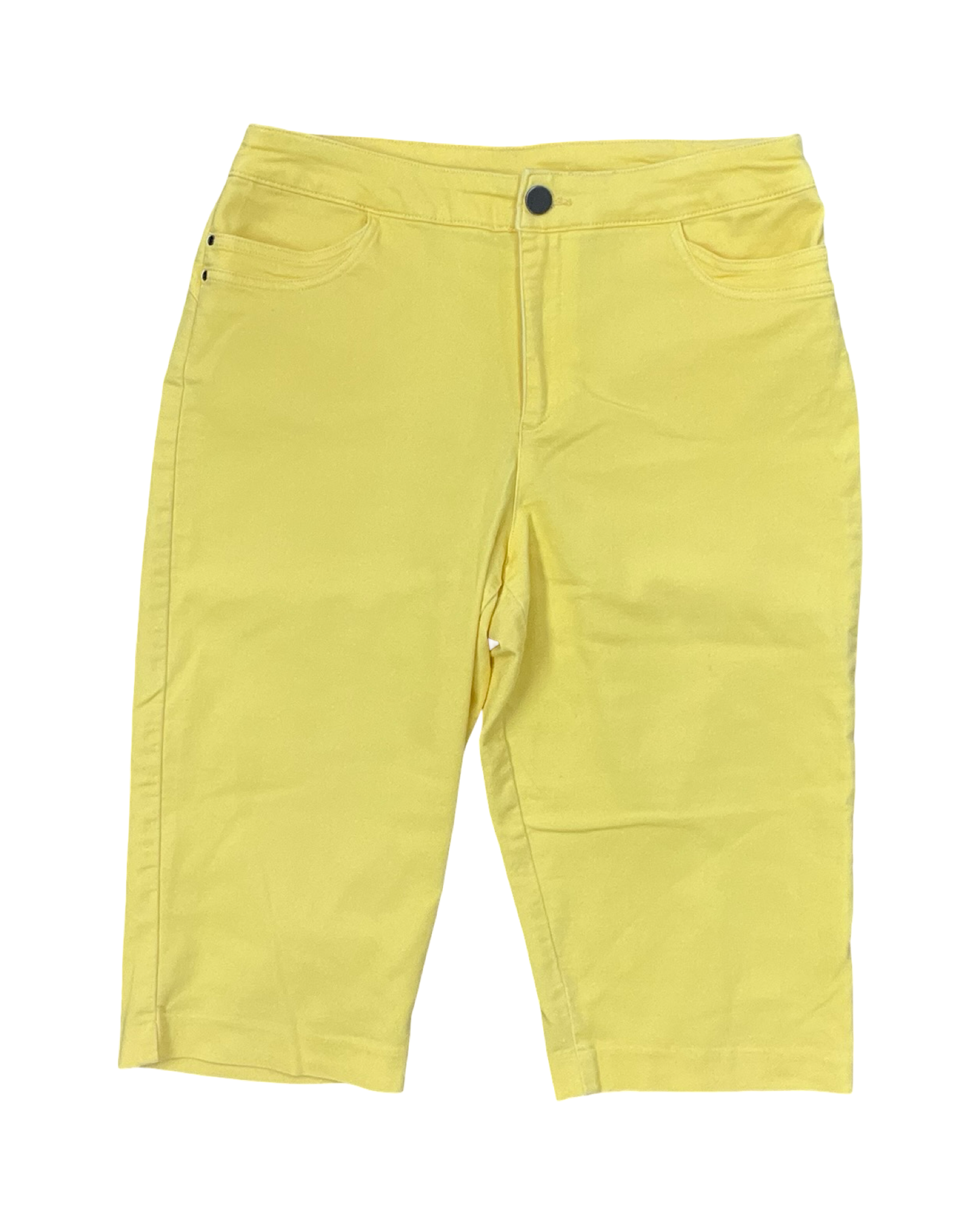 Shorts By Christopher And Banks In Yellow, Size:10