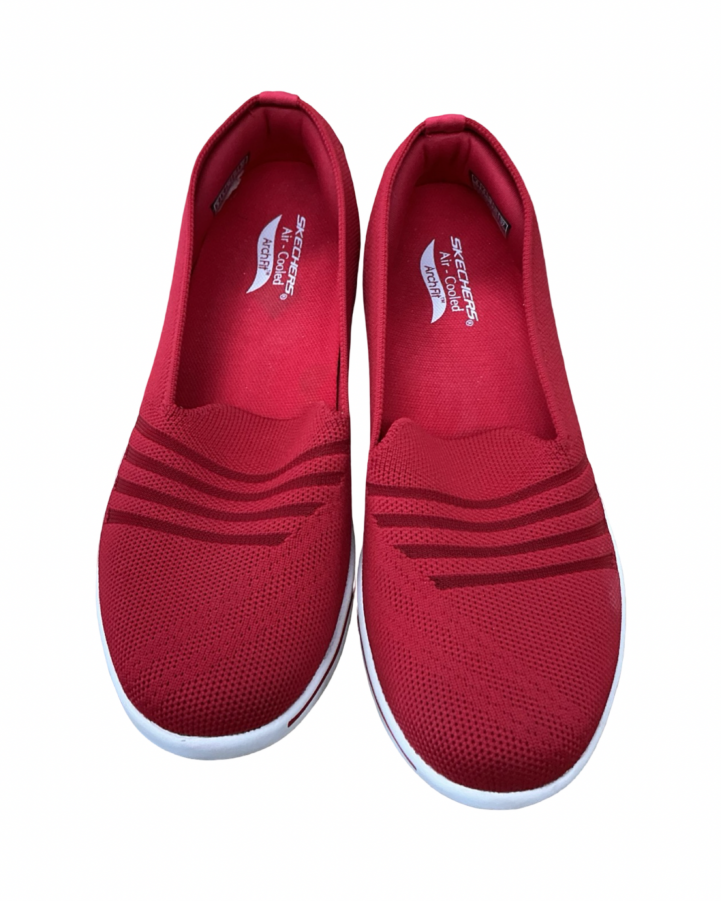 Shoes Flats By Skechers In Red, Size:8