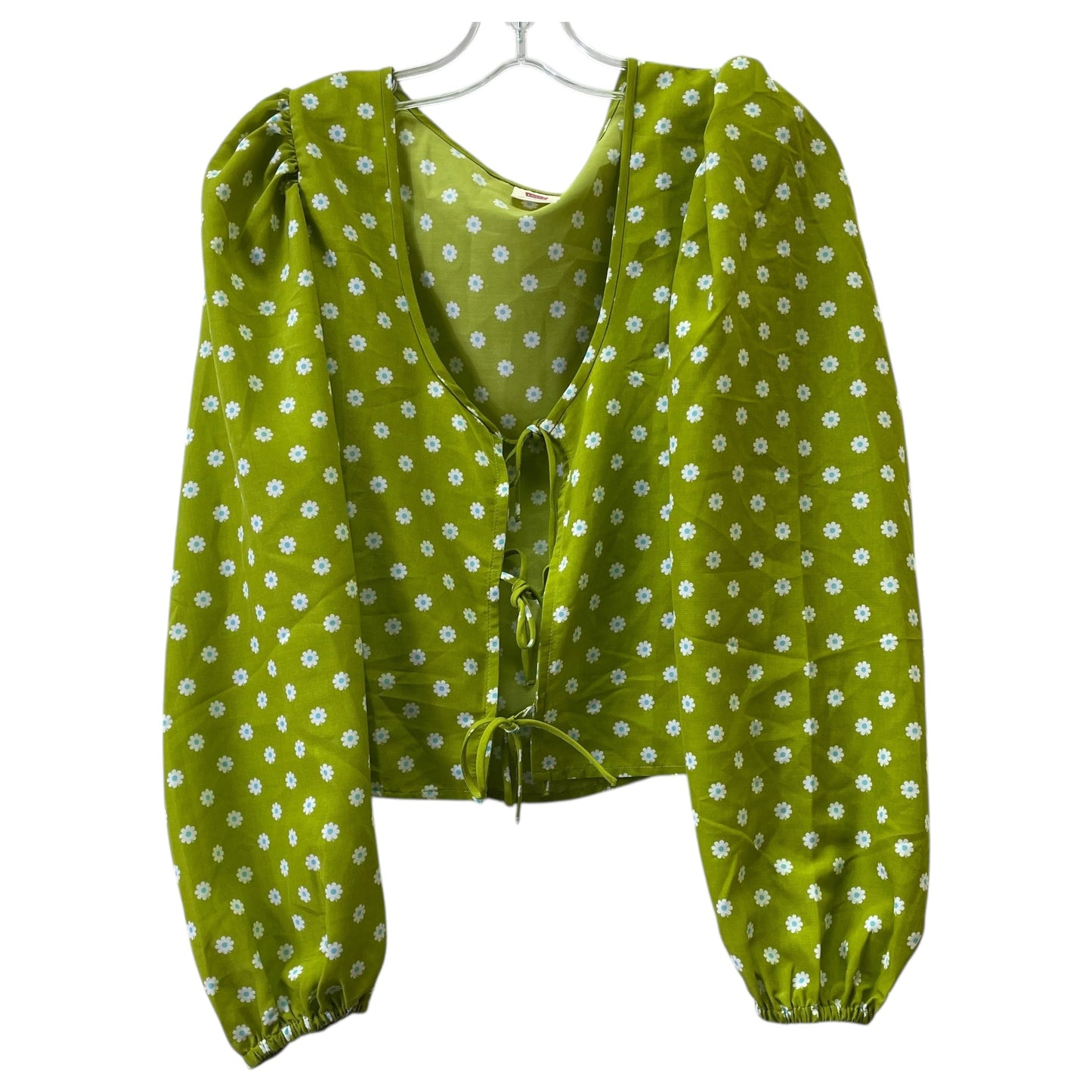 Top Ls By Levis In Green, Size:L
