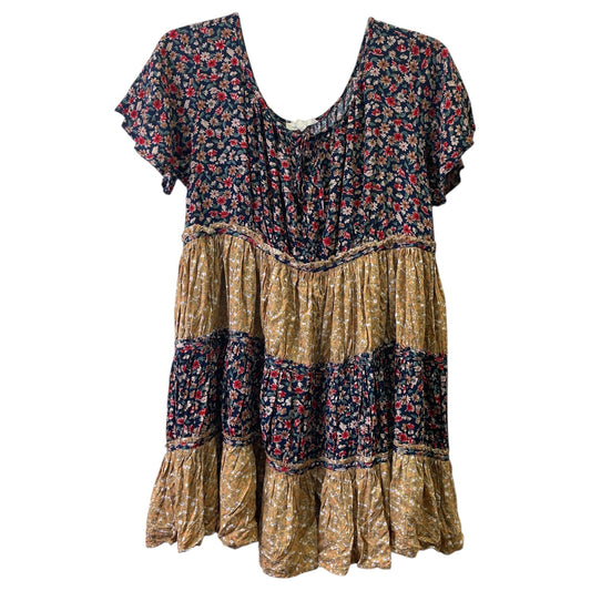 Top Ss By Easel In Floral Print, Size:M