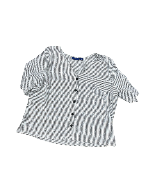 Top Ss By Apt 9 In Black & White, Size:Xl