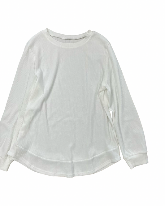 Top Ls By Clothes Mentor In White, Size:Xl