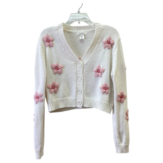 Sweater By Jessica Simpson In White, Size:Xl