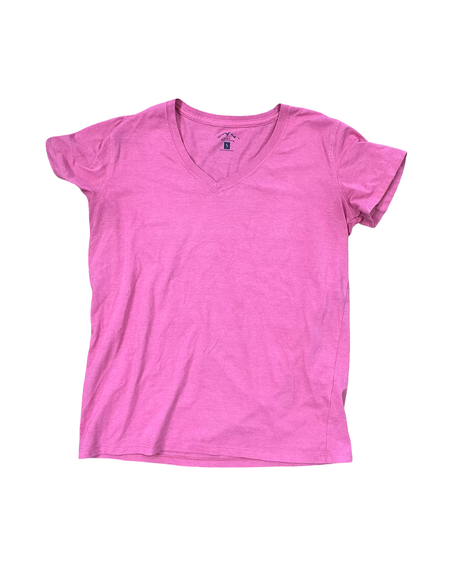 Top Ss Basic By Clothes Mentor In Pink, Size:S
