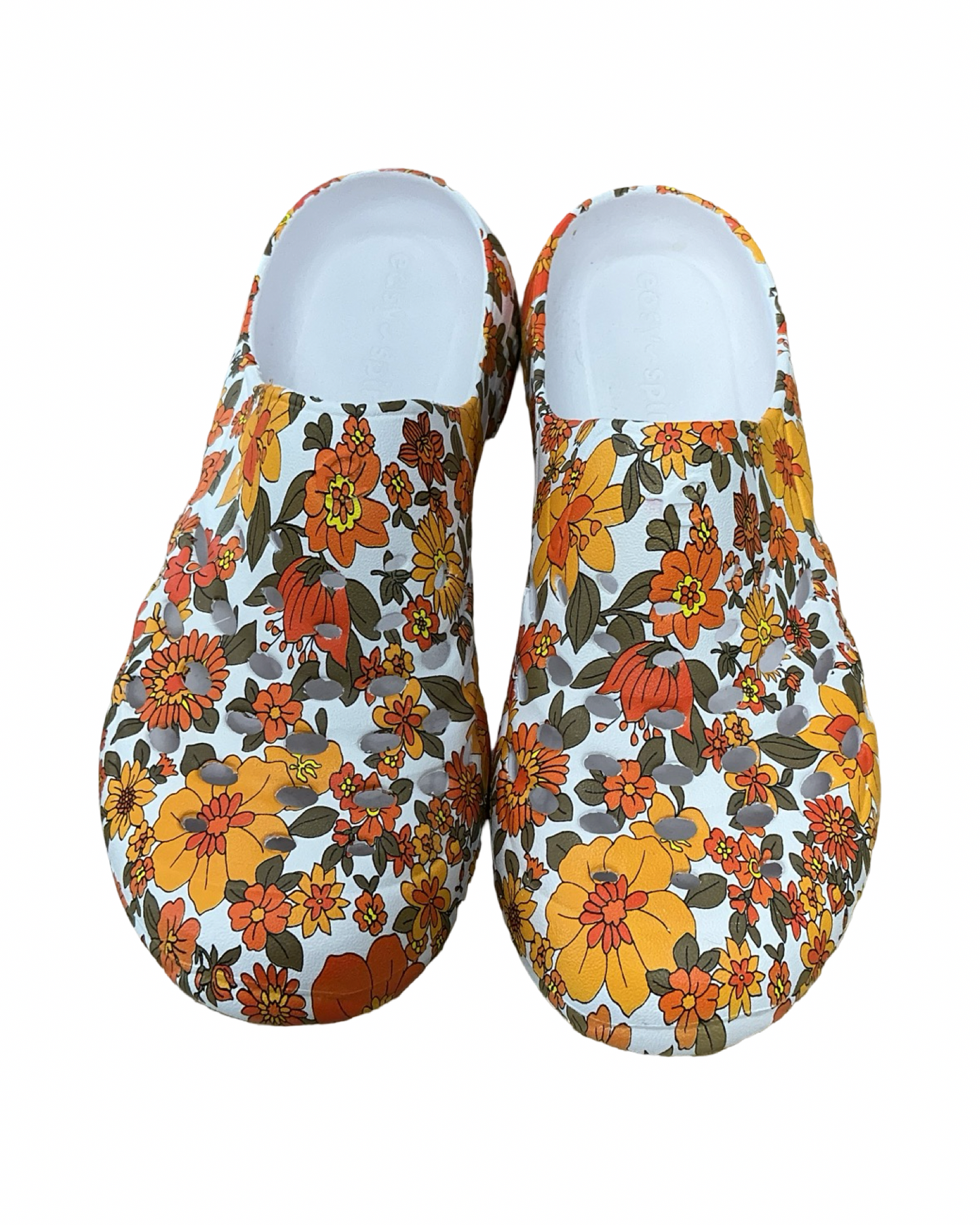 Shoes Flats By Easy Spirit In Orange & Yellow, Size:8
