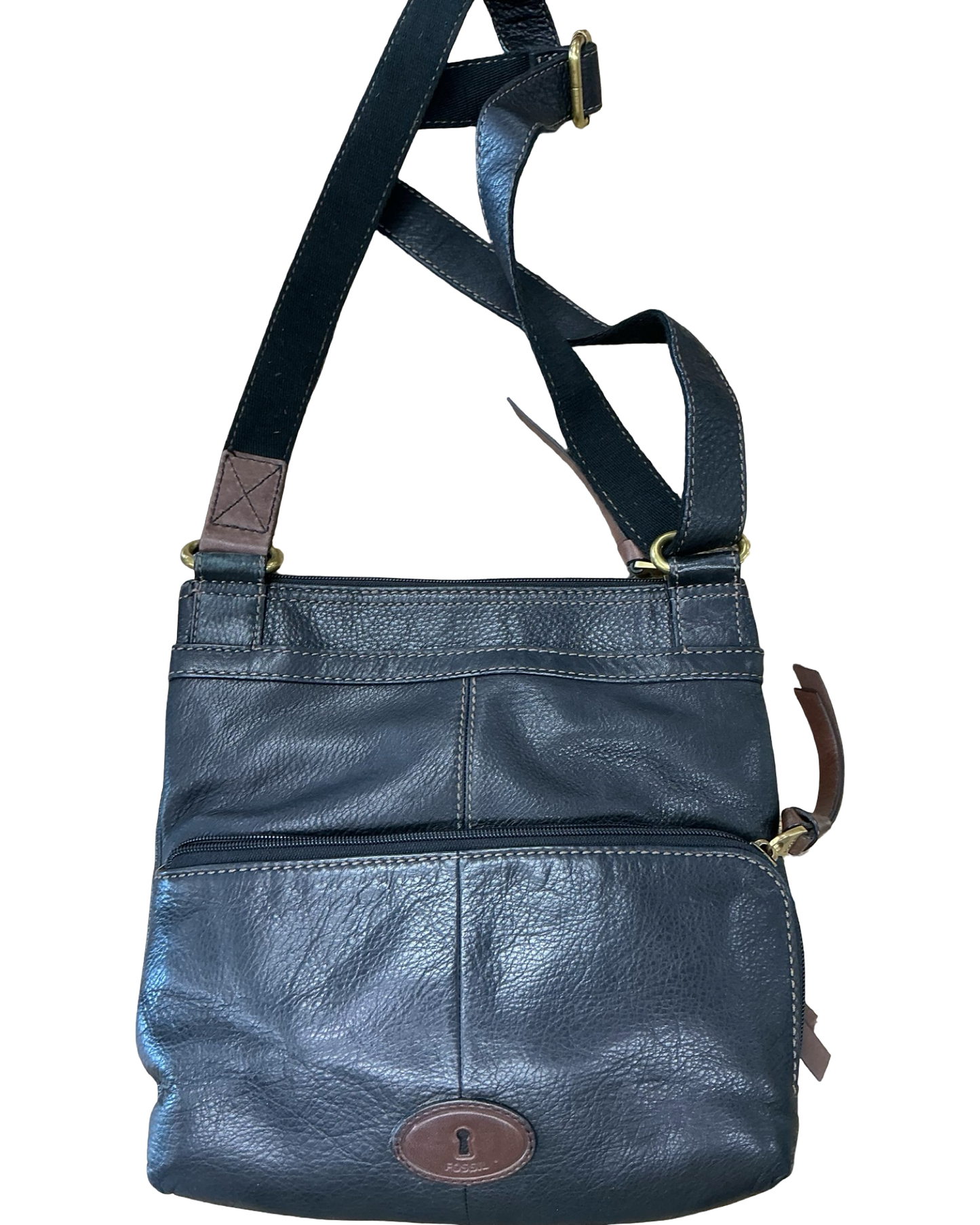Crossbody By Fossil In Black, Size:Medium
