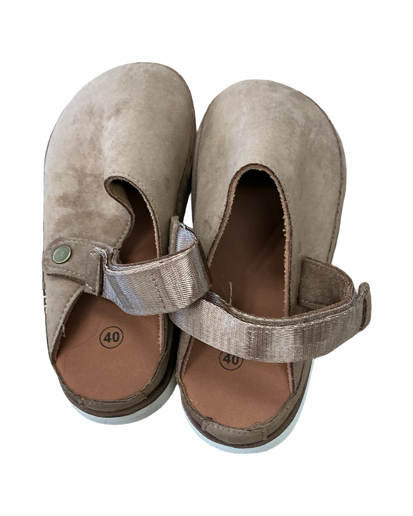 Shoes Flats By Clothes Mentor In Brown, Size:9.5