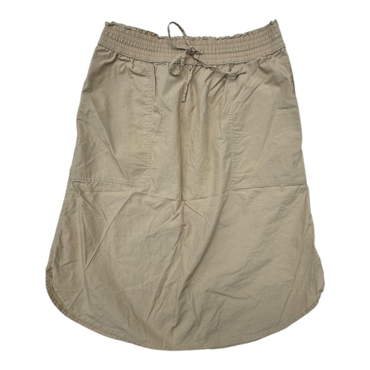 Skirt Midi By Gap In Tan, Size:S
