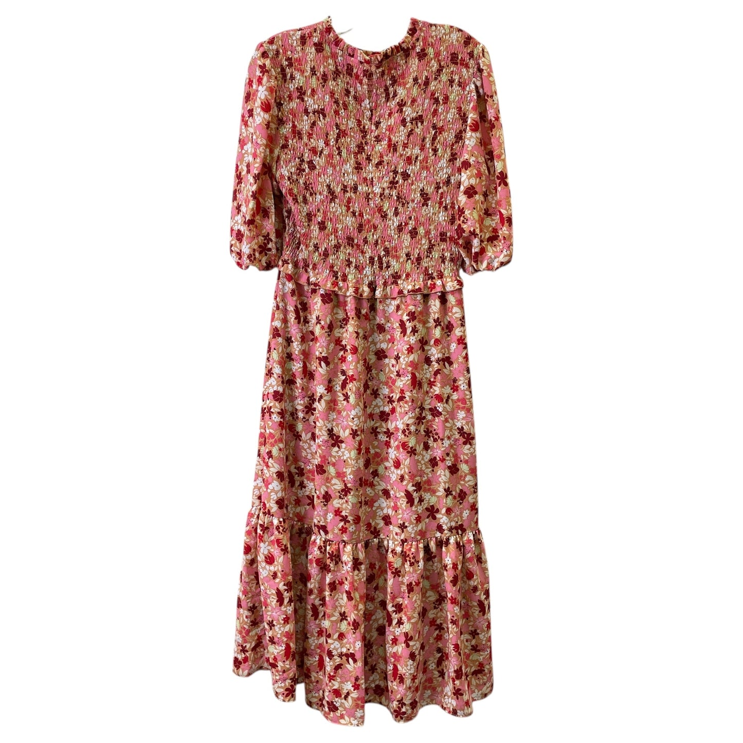 Dress Casual Maxi By Nanette By Nanette Lepore In Floral Print, Size:M
