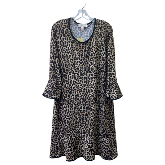Dress Casual Short By Michael By Michael Kors In Animal Print, Size:2X