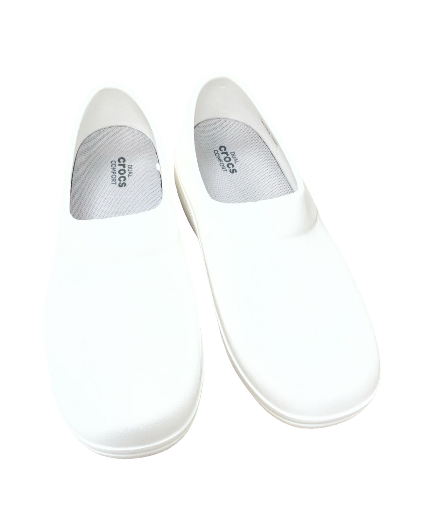 Shoes Heels Block By Crocs In White, Size:8