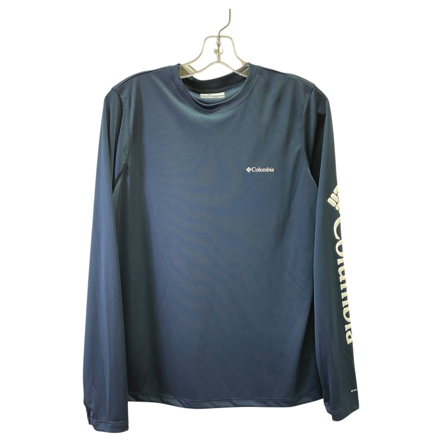 Athletic Top Ls Crewneck By Columbia In Navy, Size:M