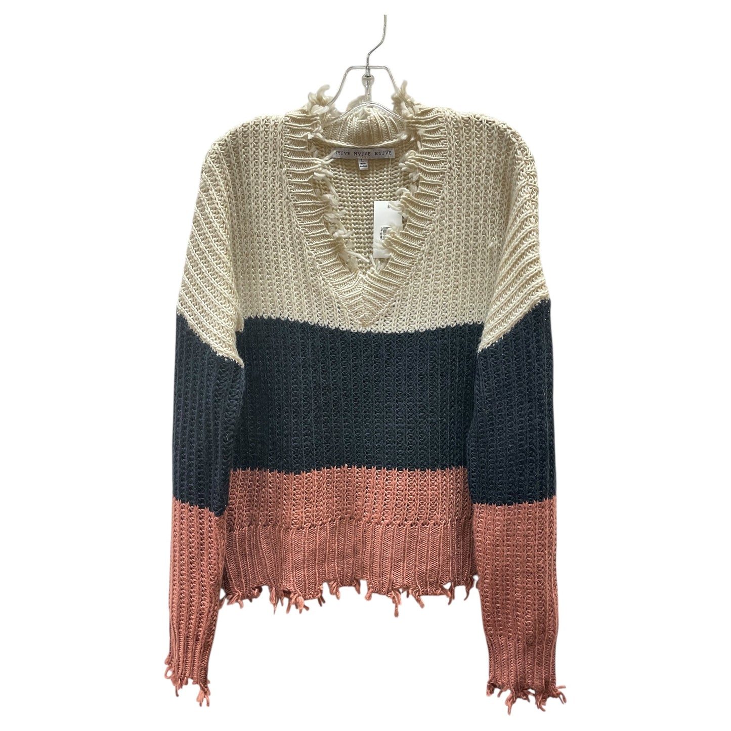 Sweater By Hyfve In Black & Brown, Size:L