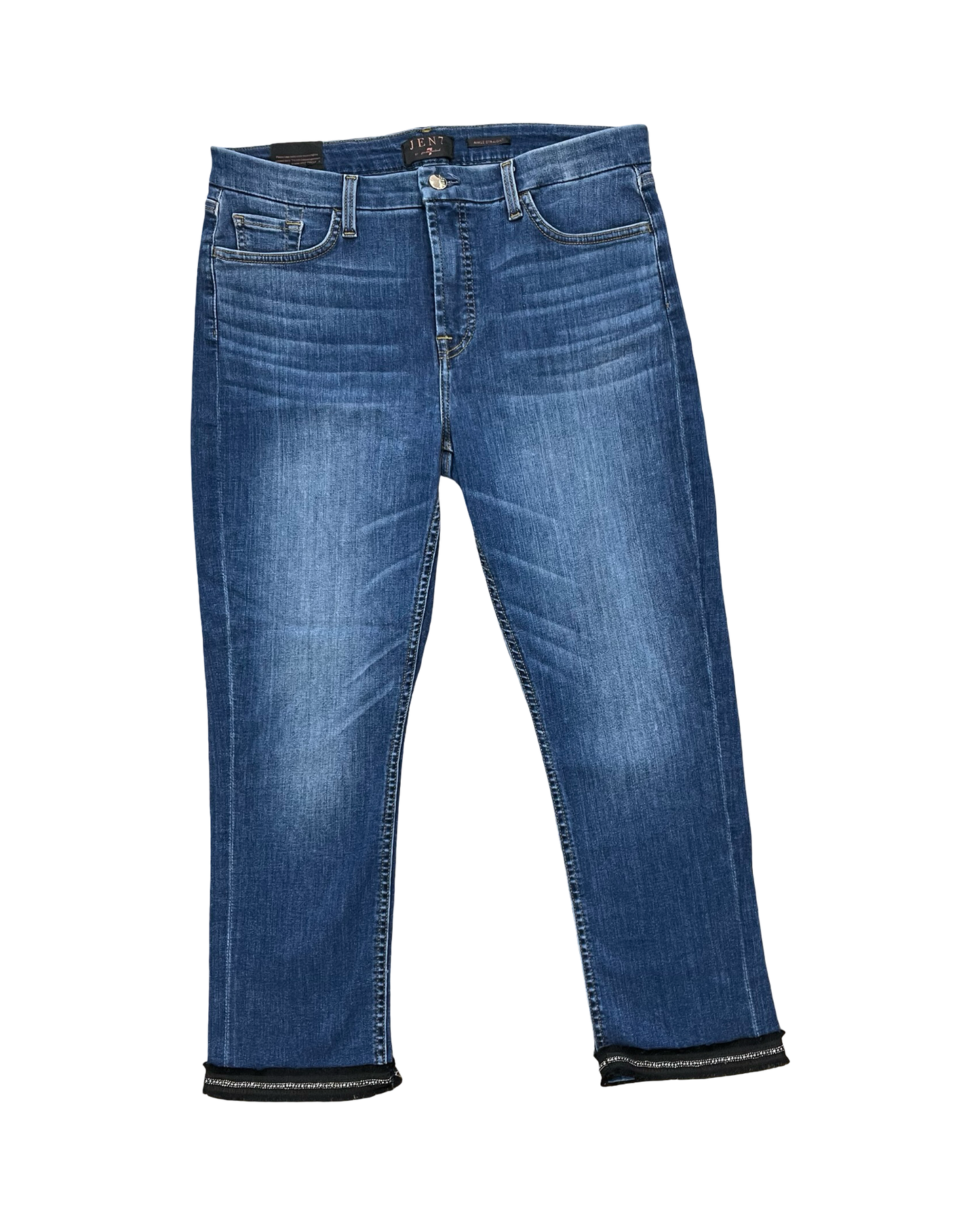 Jeans Skinny By Cmc In Blue Denim, Size:14