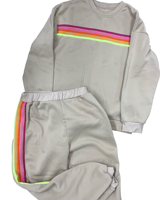 Lounge Set Pants By Clothes Mentor In Tan, Size:Xl