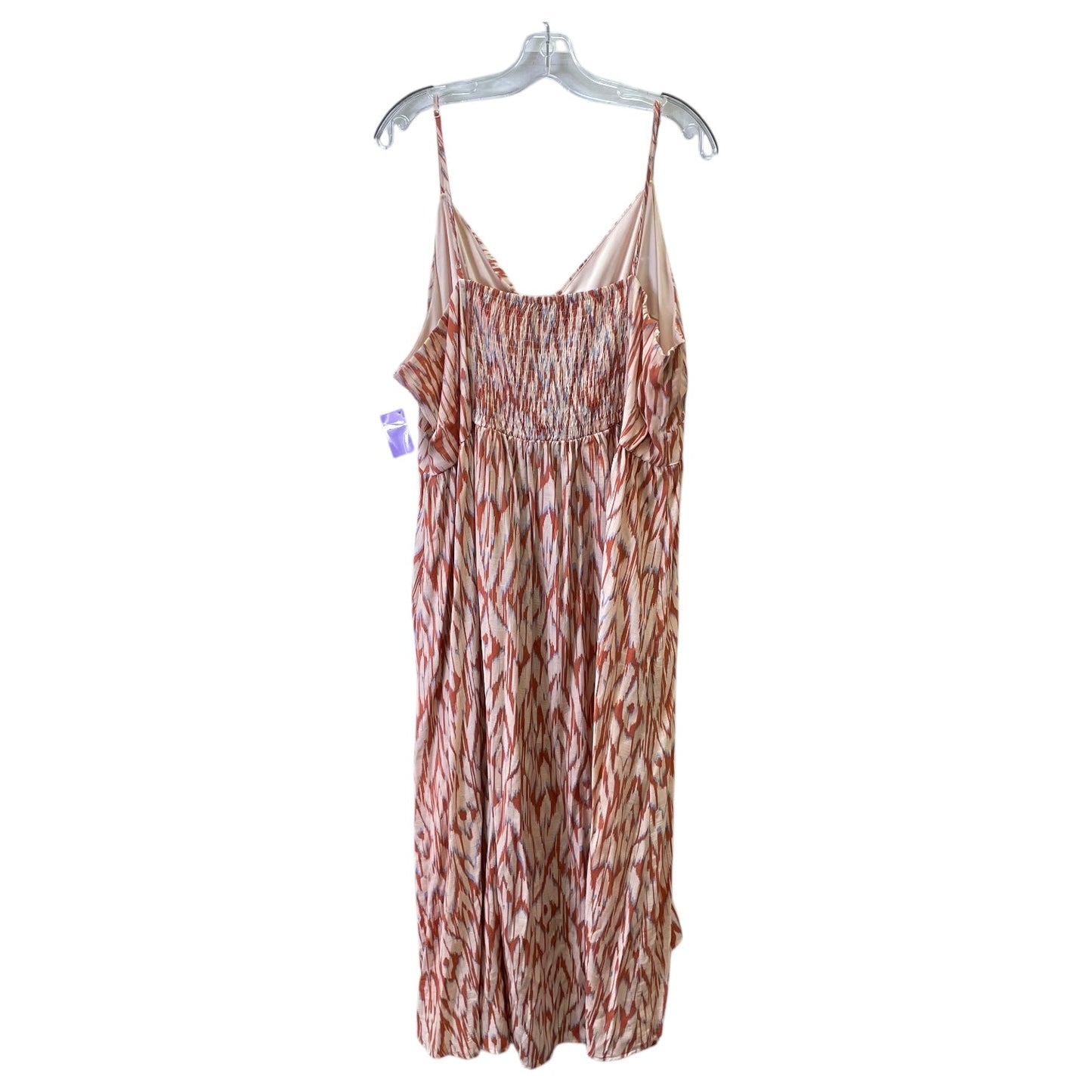 Dress Casual Maxi By Nine West In Peach, Size:3