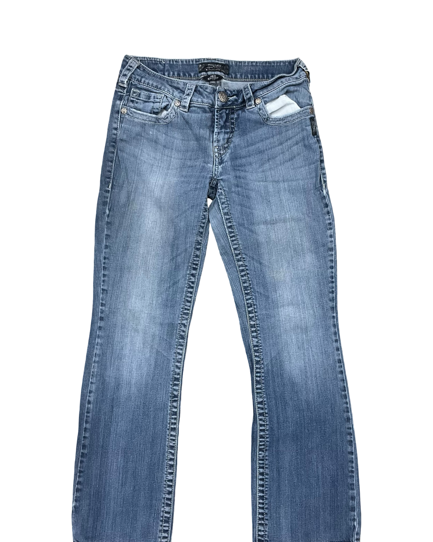 Jeans Boot Cut By Silver In Blue, Size:8