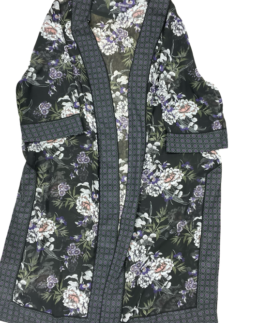 Cardigan By Roamans In Blue, Size:3X