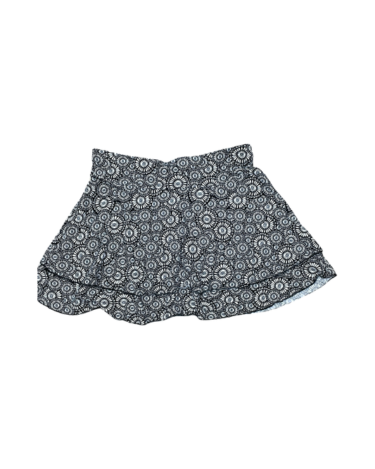 Skirt Mini & Short By Loft In Black & White, Size:L