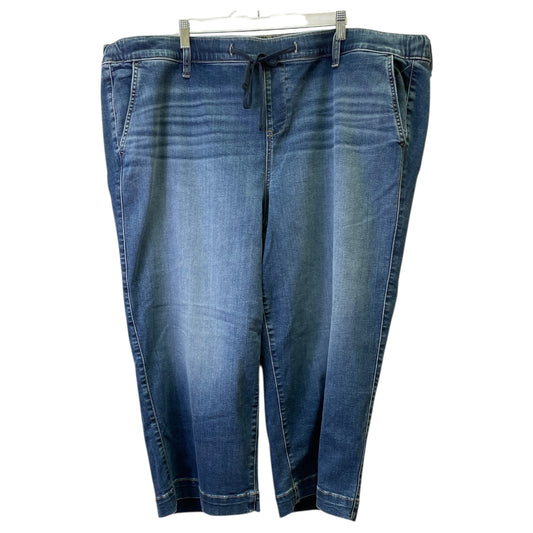 Pants Cropped By Torrid In Blue, Size:4X