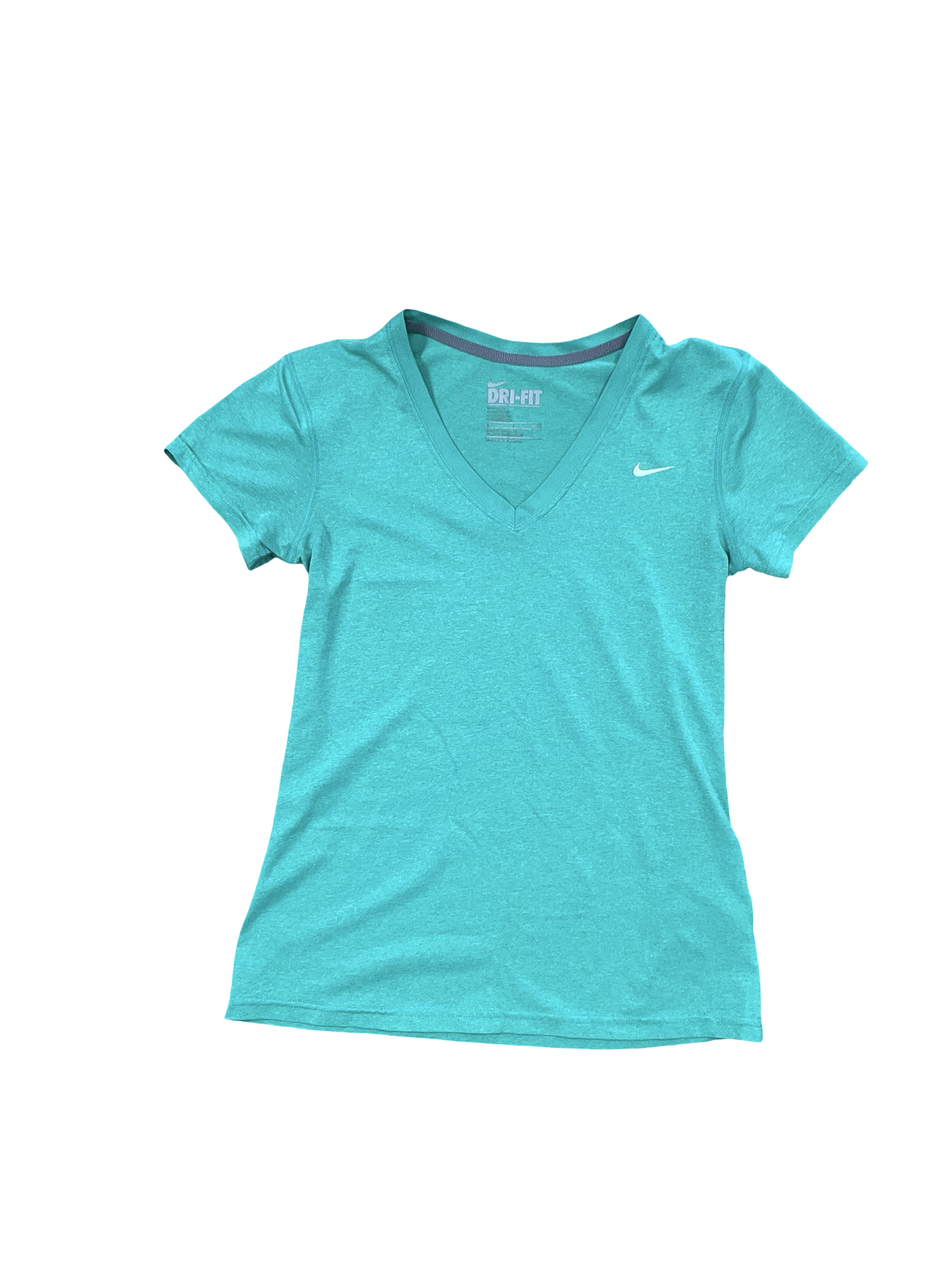 Athletic Top Ss By Nike In Green, Size:S
