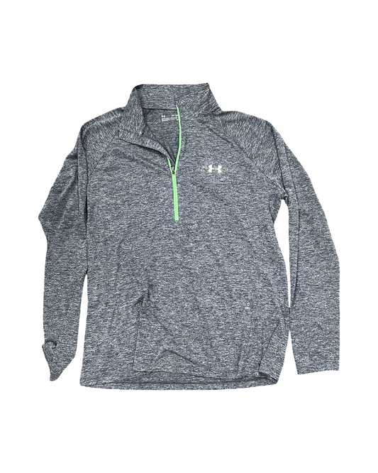 Athletic Jacket By Under Armour In Blue & Grey, Size:2X