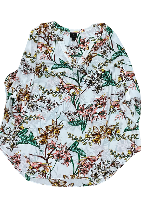 Top Ss By Worthington In White, Size:2X