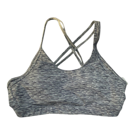 Athletic Bra By Zyia In Grey & White, Size:3X