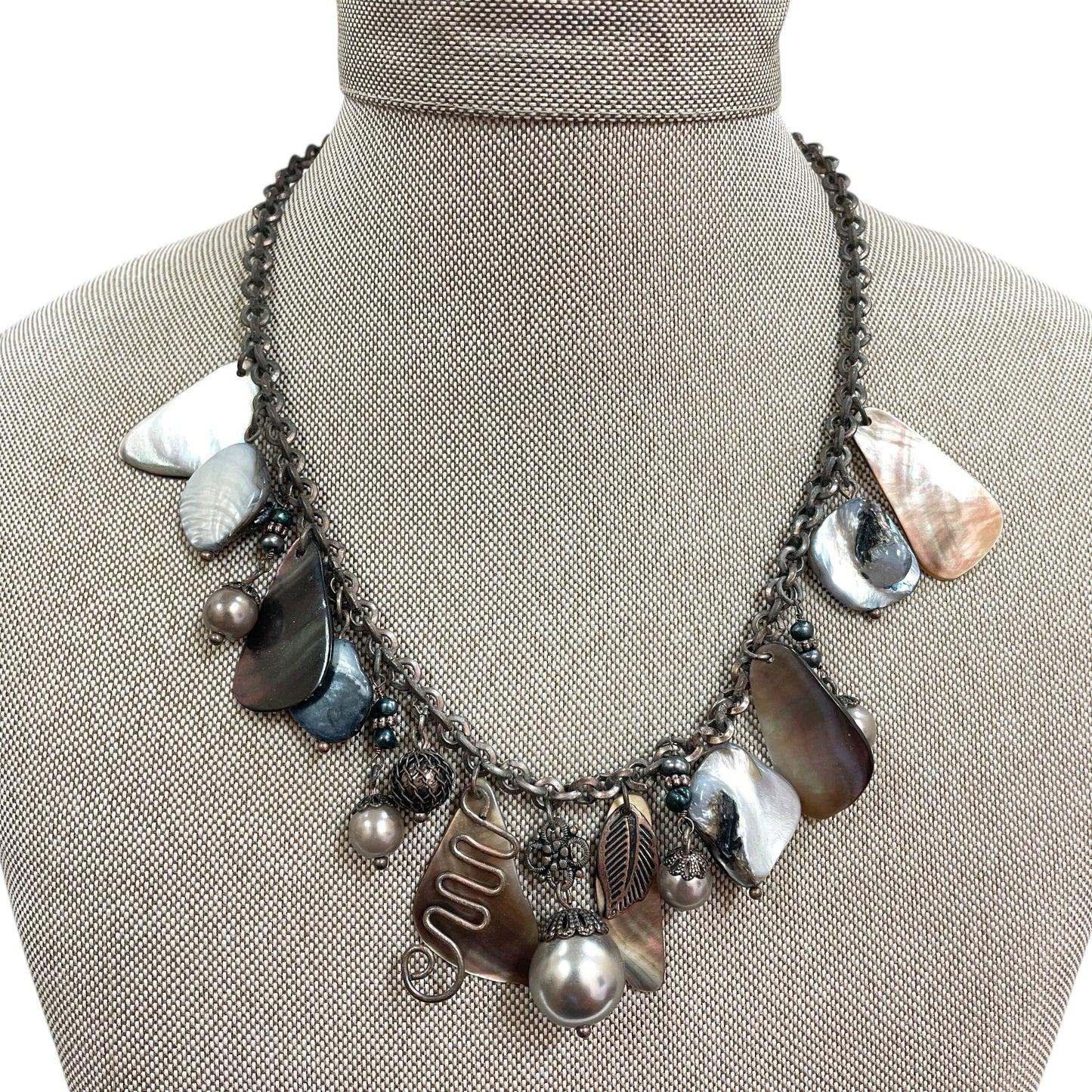Necklace Statement By Lia Sophia In Bronze