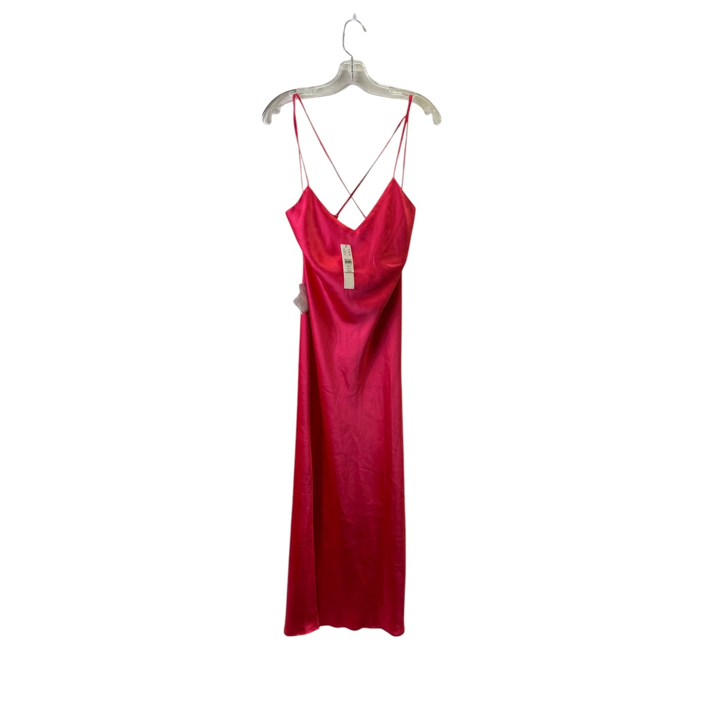 Dress Party Long By Top Shop In Pink, Size:M