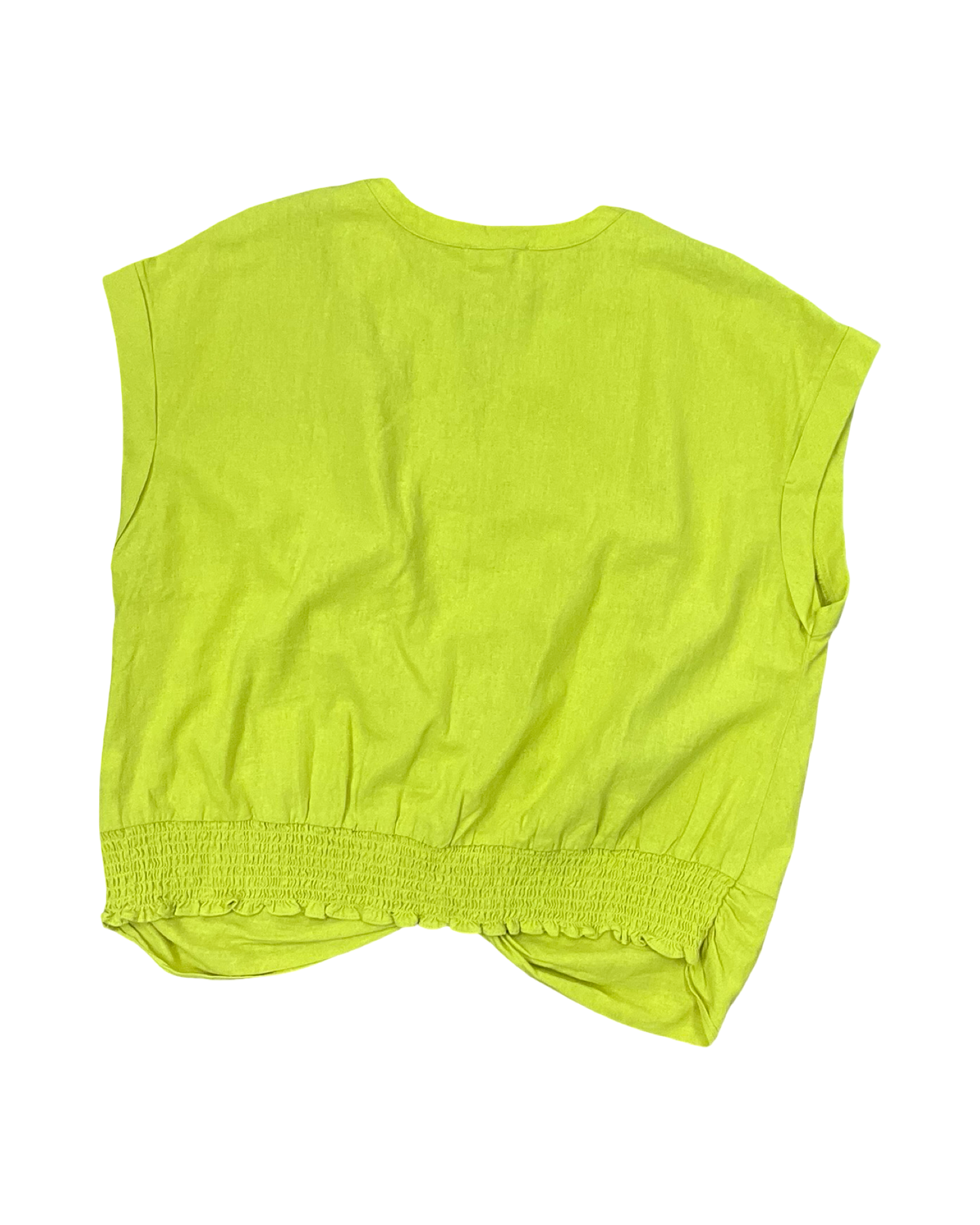 Top Sleeveless By Marc New York In Yellow, Size:1X