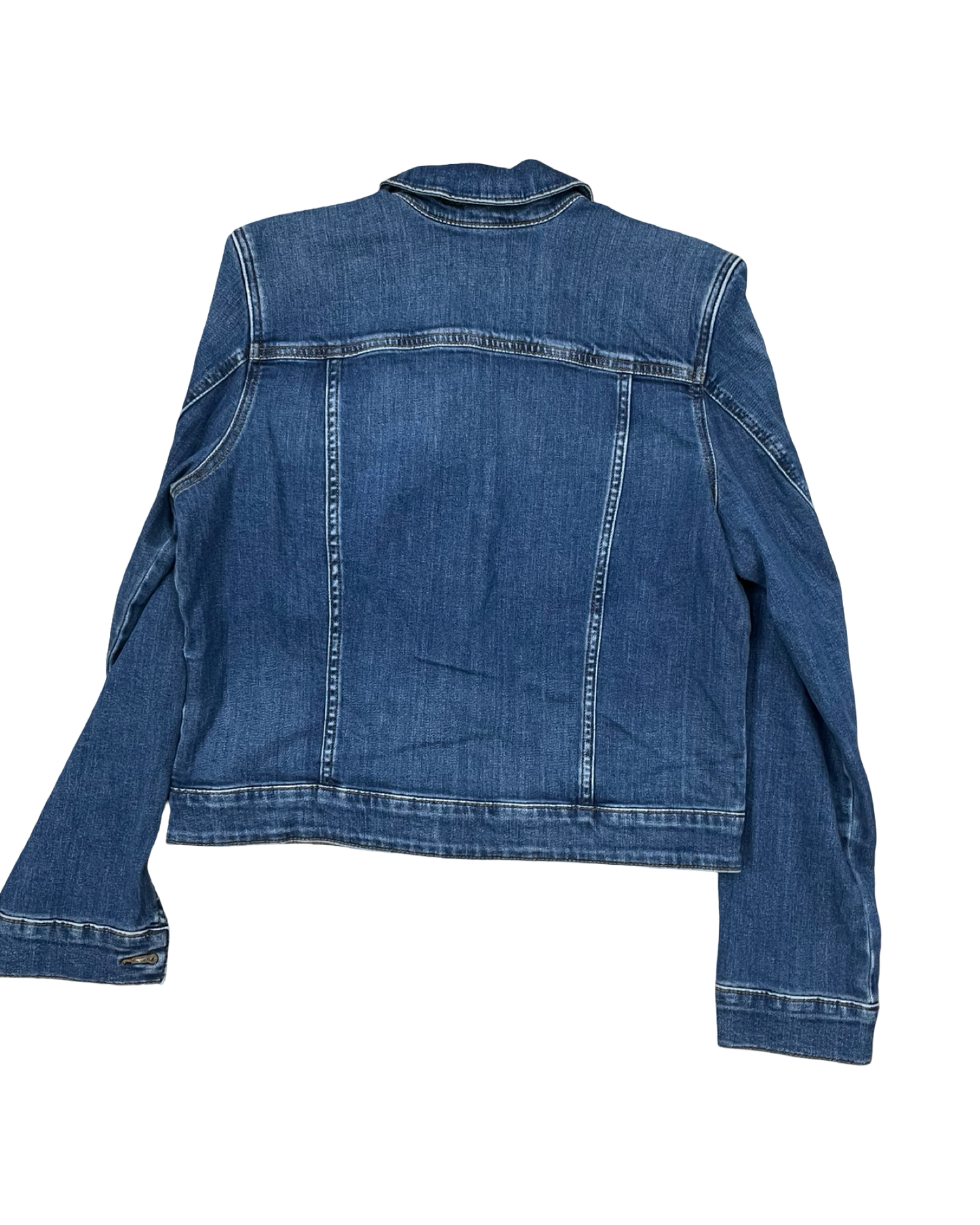 Jacket Denim By Kut In Blue Denim, Size:L