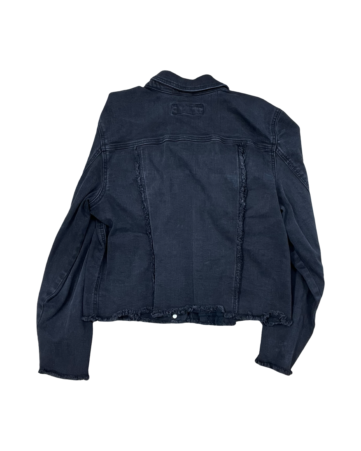 Jacket Denim By Maurices In Black, Size:L