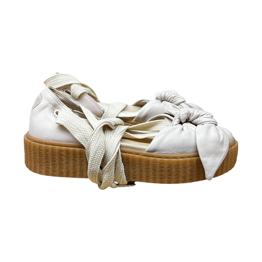 Shoes Heels Platform By Puma In Cream, Size:7