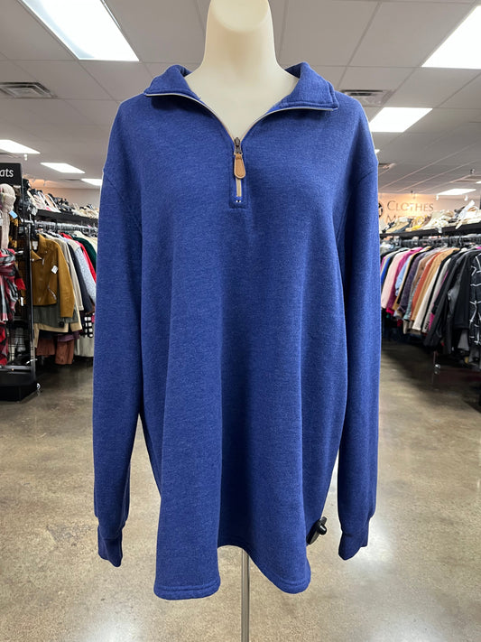 Sweater By Clothes Mentor In Navy, Size:Xl