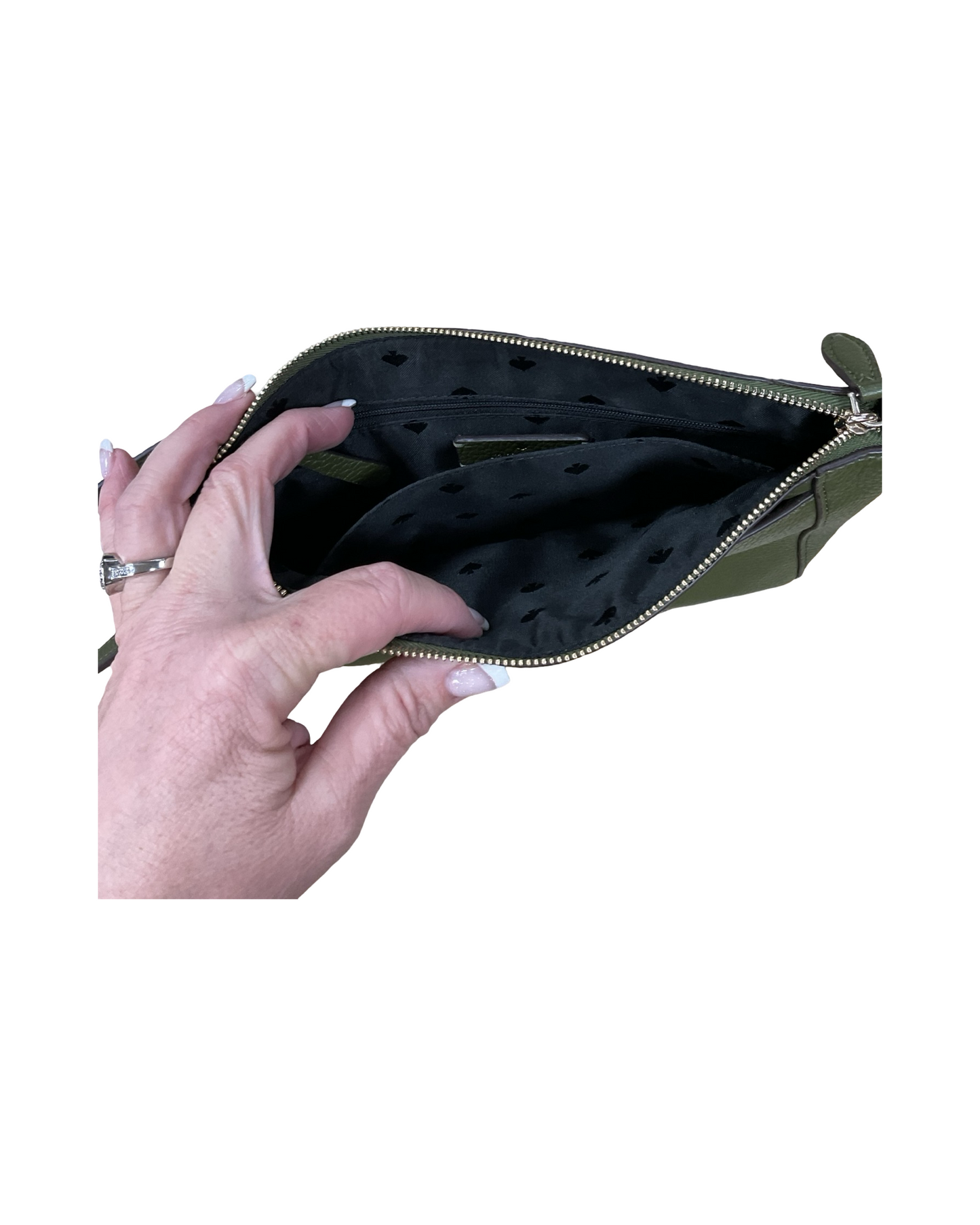 Crossbody Designer By Kate Spade In Green, Size:Medium