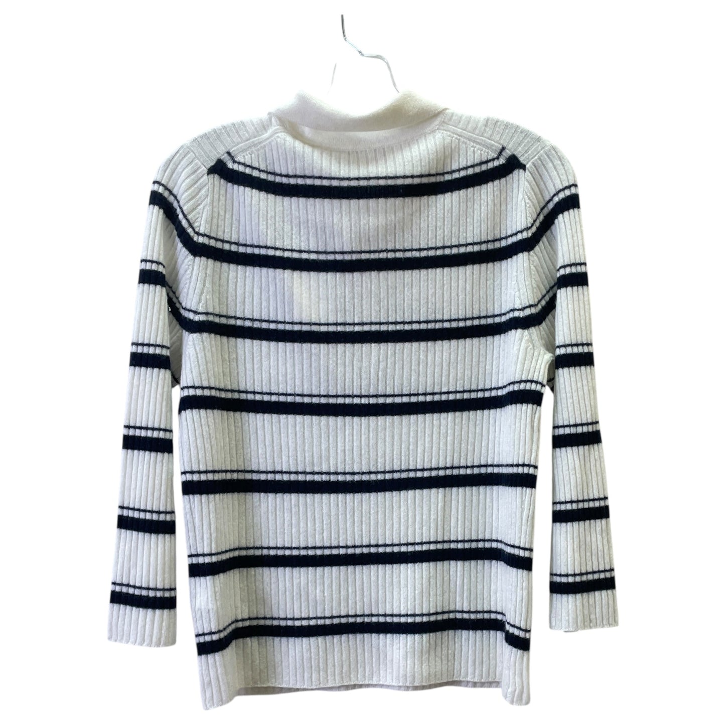 Sweater Cashmere By Vince In Blue & White, Size:L