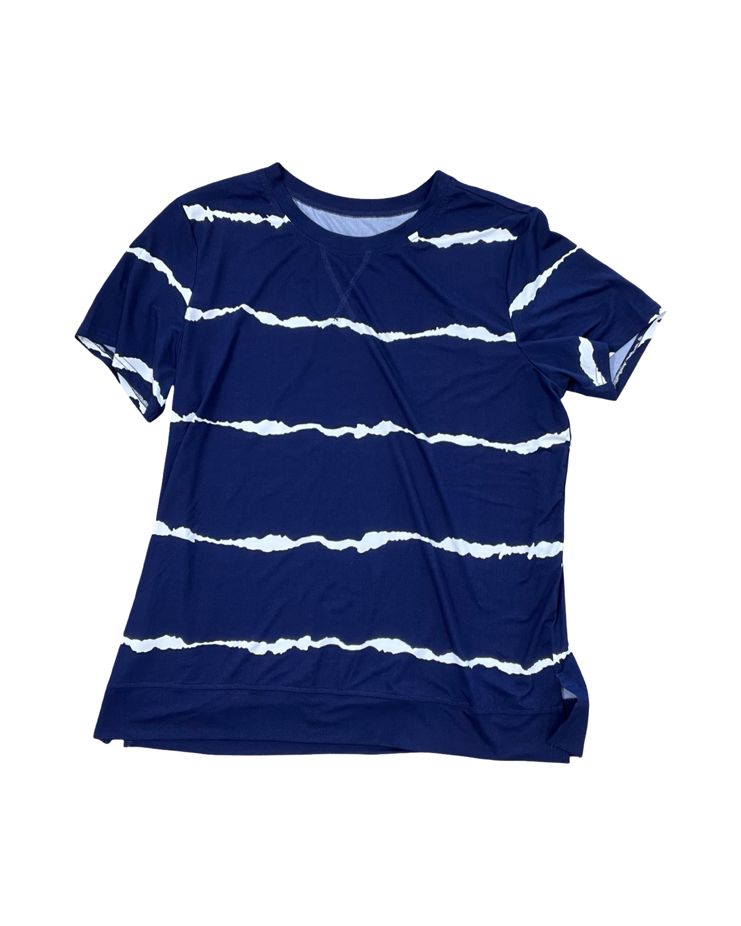 Top Ss By Clothes Mentor In Navy, Size:2X