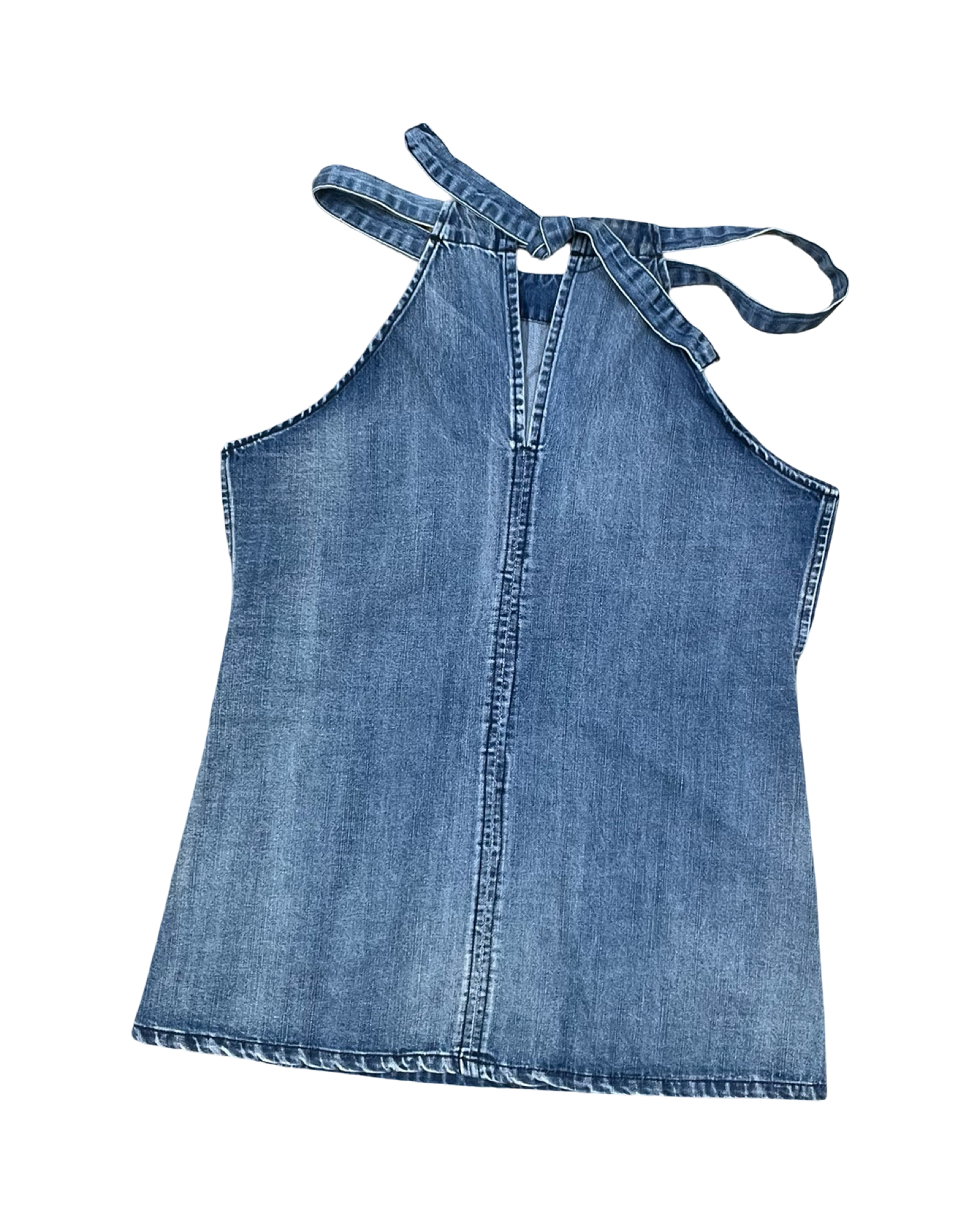 Top Sleeveless By Clothes Mentor In Blue Denim, Size:S